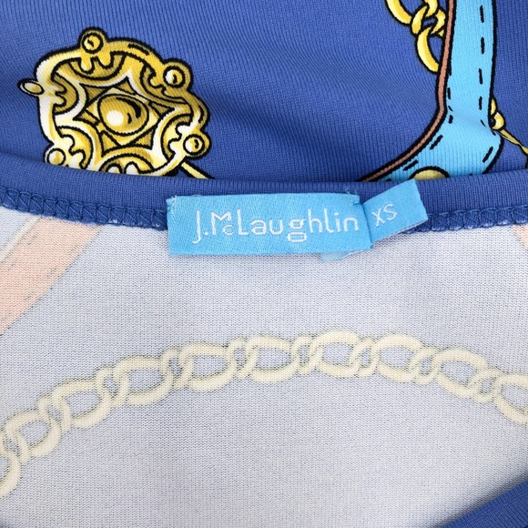 J. McLaughlin Womens Size XS Catalina Cloth Signature Tee Wrinkle Free Pullover - Picture 7 of 8